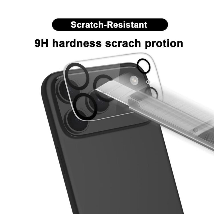 Alternative Ansicht von iPhone 17 Pro Max Kamera Schutzfolie Panzerglas - (2 Stück)