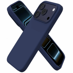 iPhone 18 Pro Max Silikon Case Hülle -  Dunkelblau