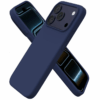 iPhone 17 Pro Max Silikon Case Hülle - Dunkelblau
