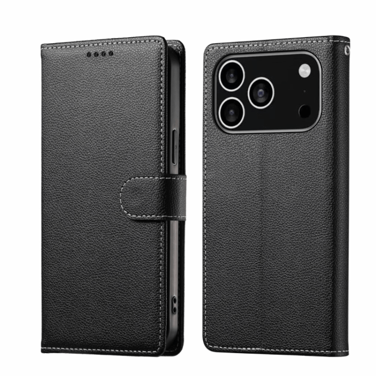 iPhone 17 Pro Flip Wallet Cover Echtleder